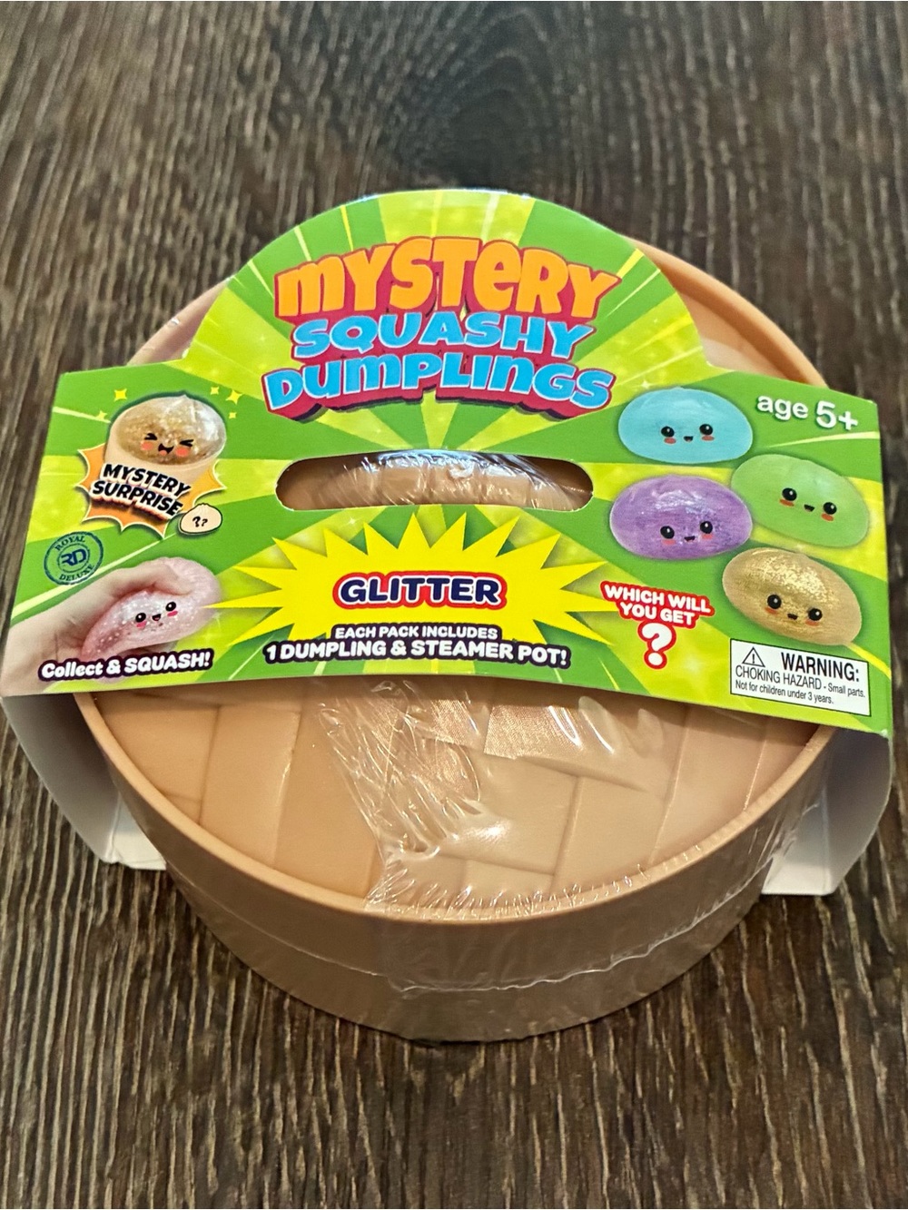 Glitter Dumpling & Steamer Pot - Tan